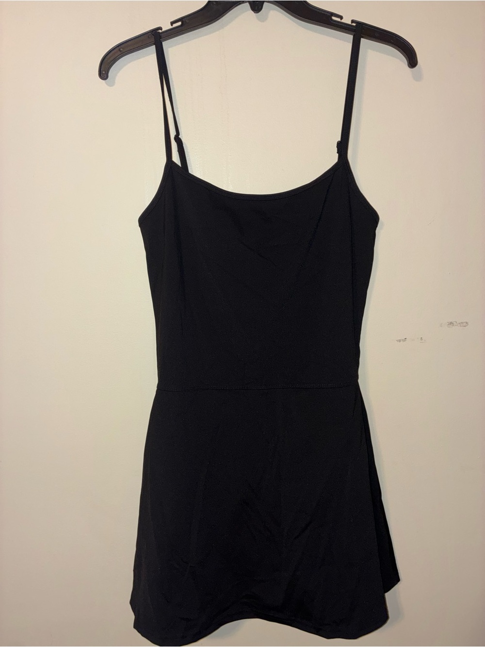 Black Spaghetti Strap Slip Dress